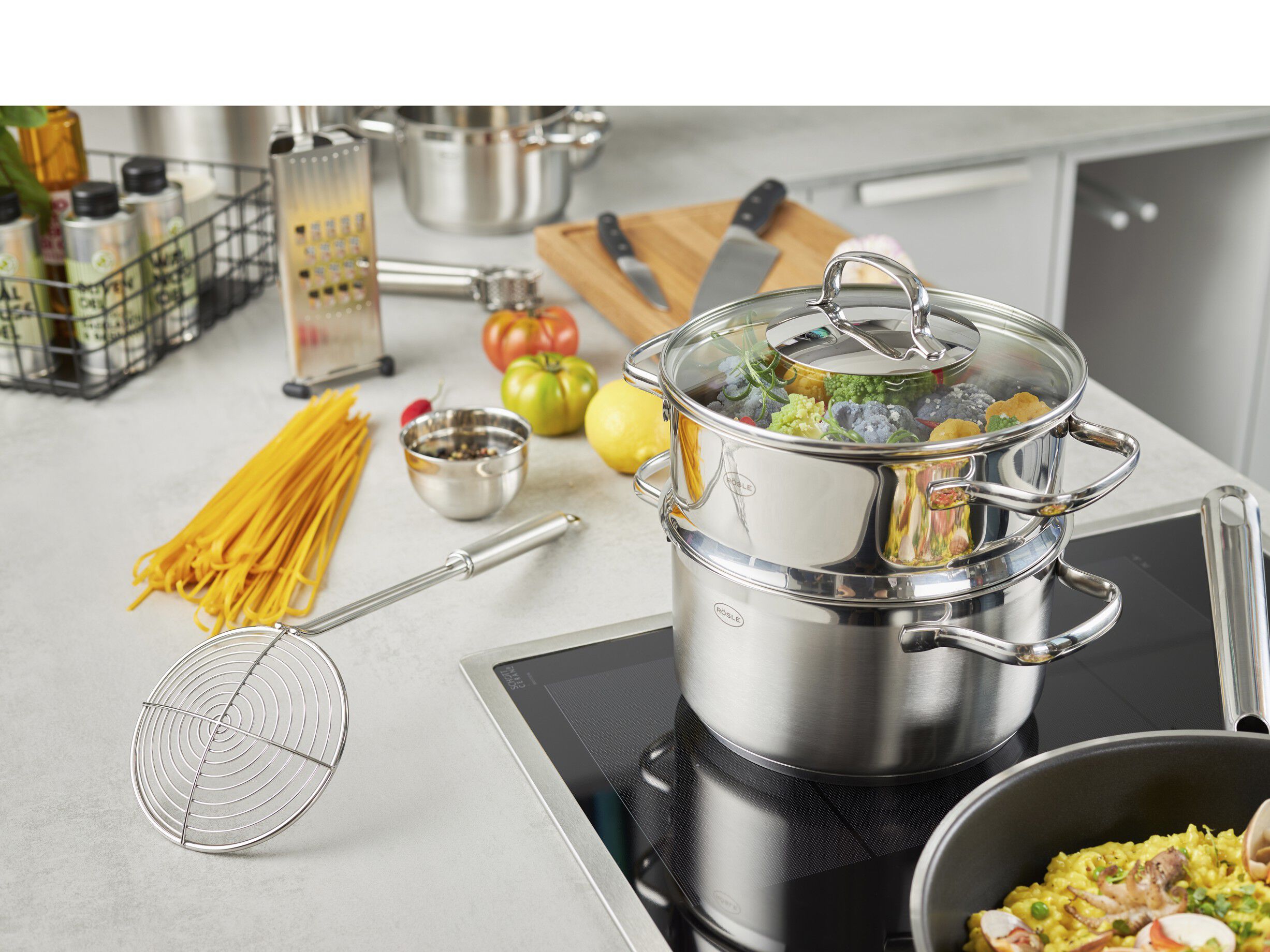 Tr&aring;dske/fritureske 12 x 38,5 cm St&aring;l