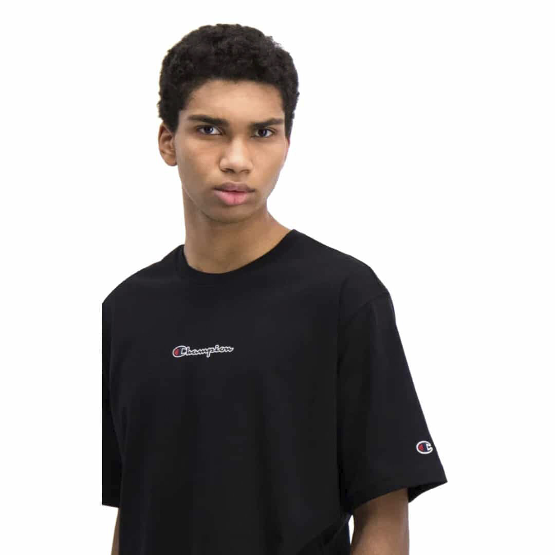 Oversized Script Logo Print T-shirt