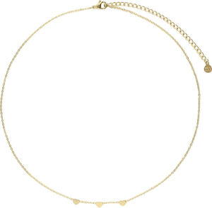 Necklace with three hearts