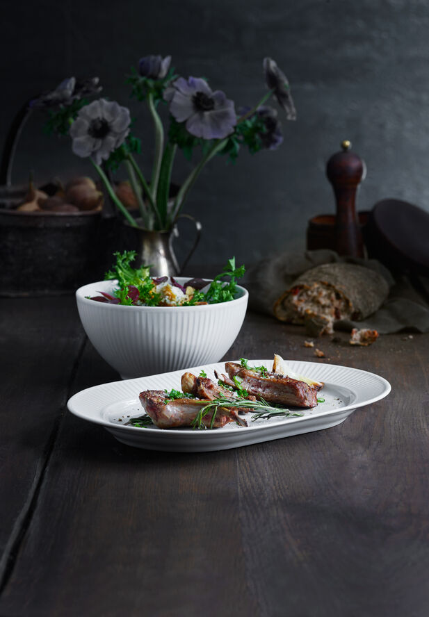 Plissé skål 330 cl.