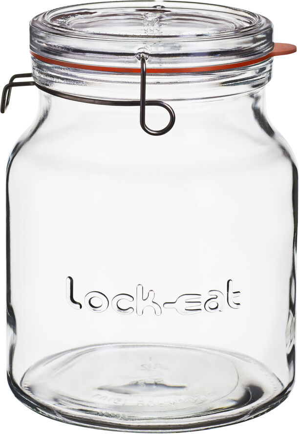 Lock-eat sylteglas med patentlåg 2 liter