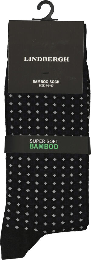 Micro pattern bamboo sock