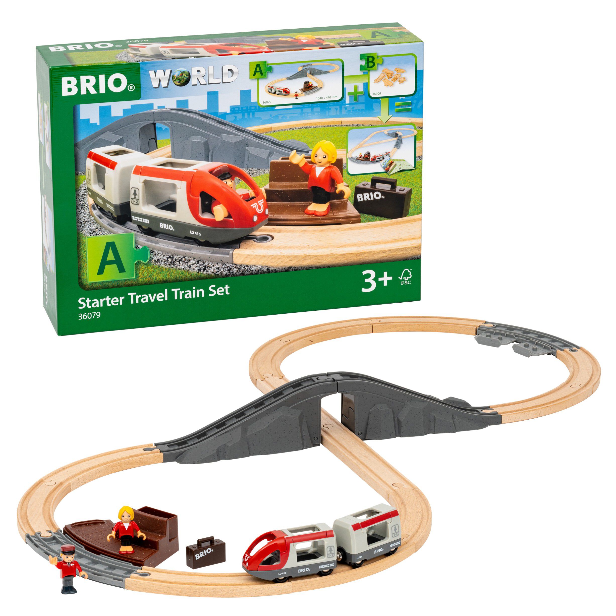 Brio Starter Travel Train Set