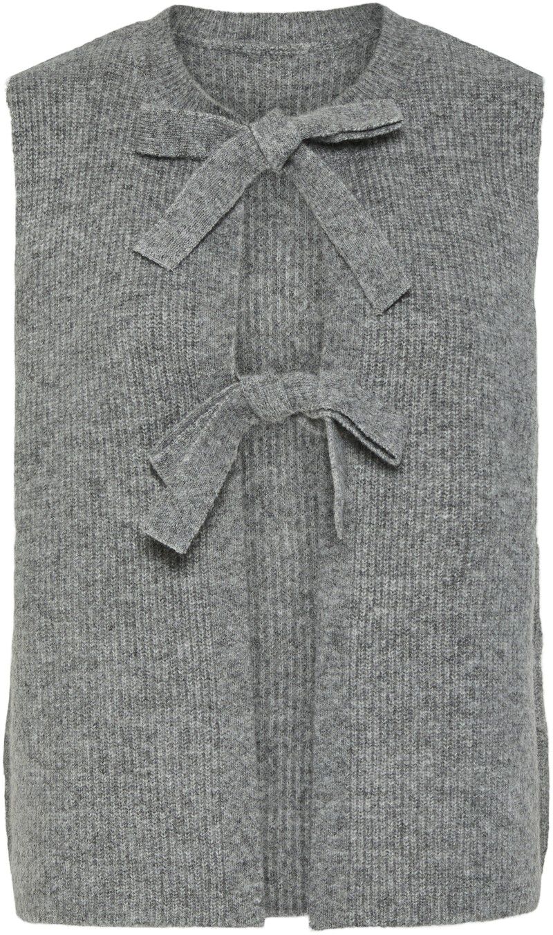 PCSILLY SL REV TIE VEST KNIT NOOS B