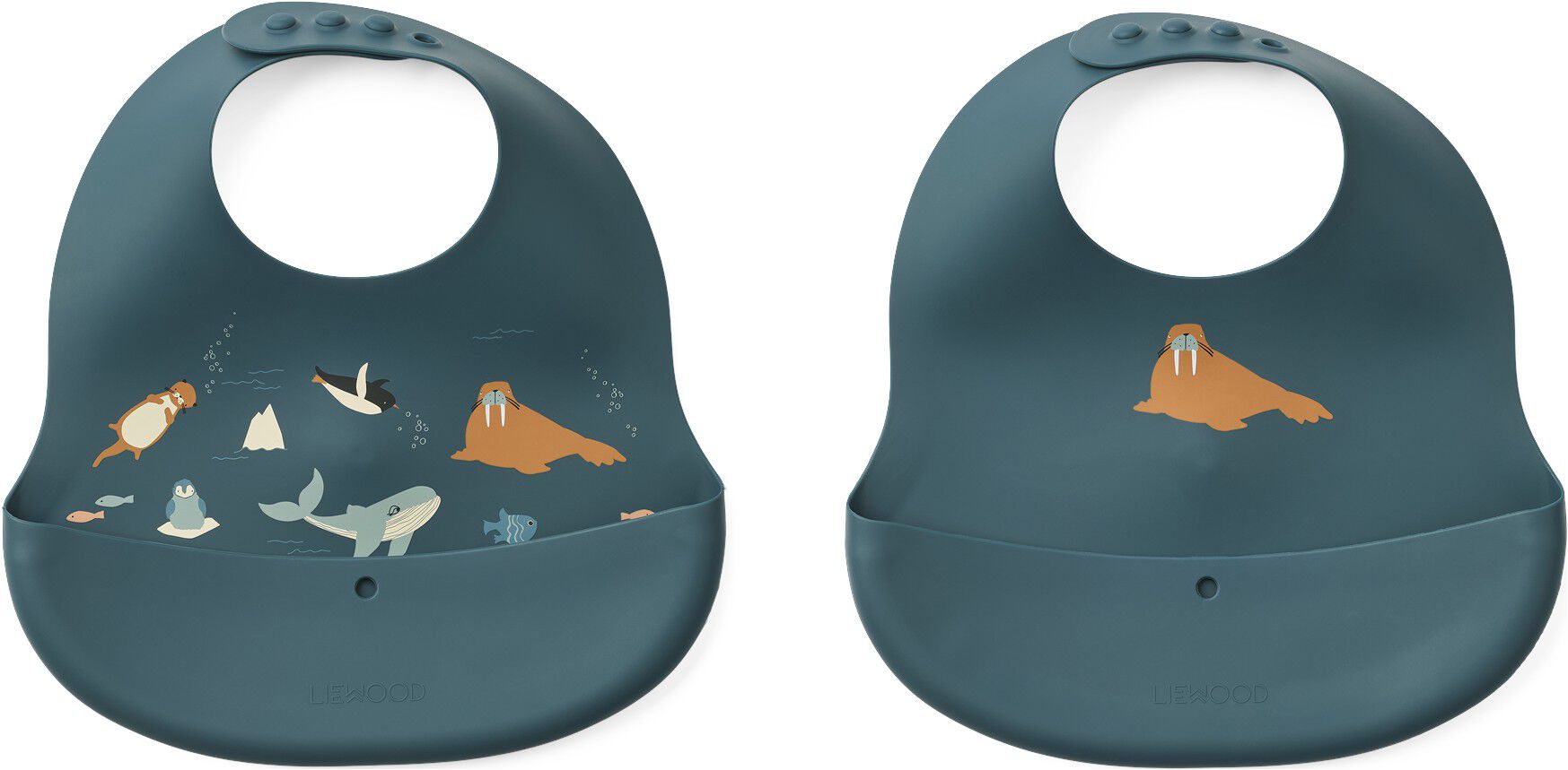 Ember Printed Bib 2-pack