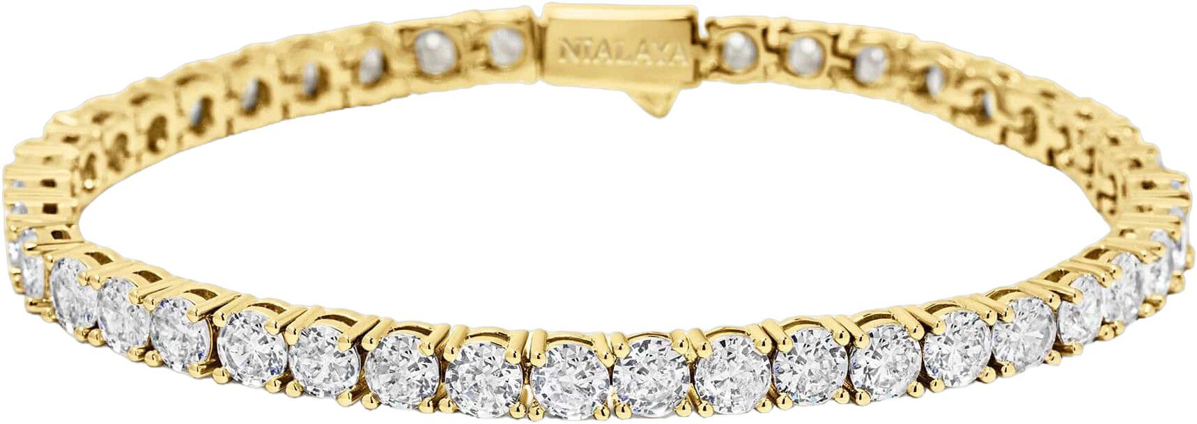 Women's Tennis Bracelet in Gold