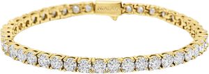 Women's Tennis Bracelet in Gold
