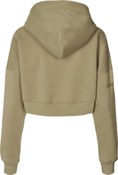 Oversized Crop hættetrøje