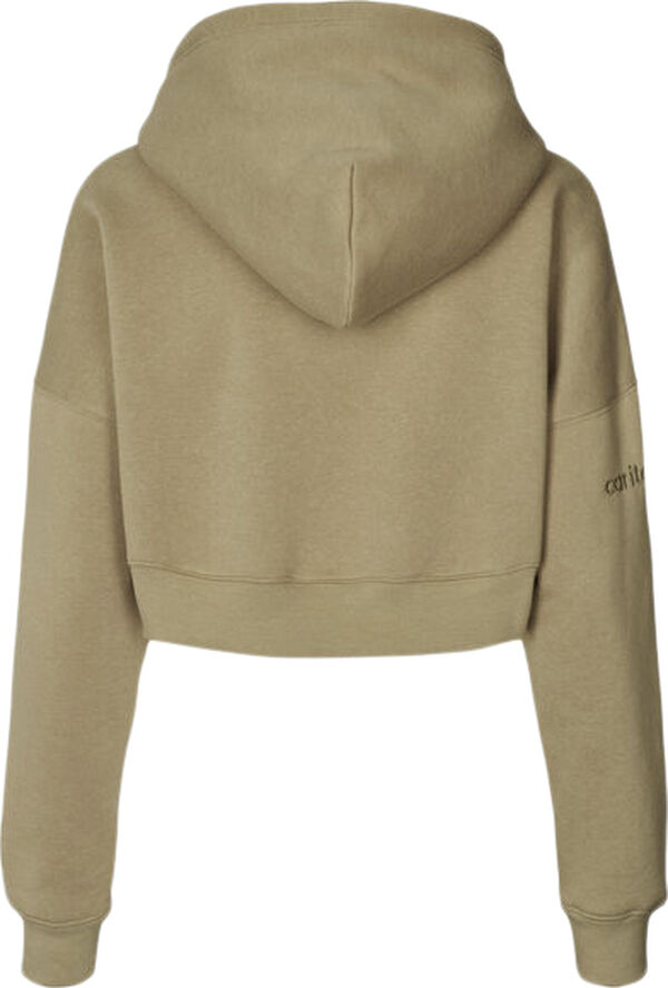 Oversized Crop hættetrøje