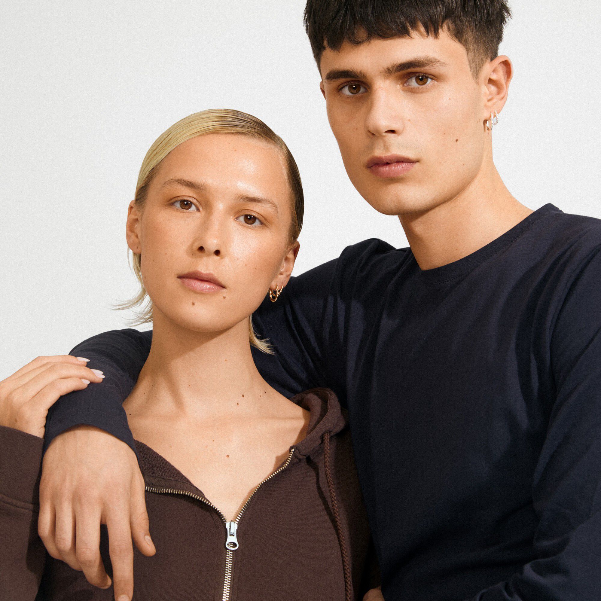 SENSE hoop &oslash;reringe, 2-i-&eacute;t s&aelig;t, s&oslash;lvbelagt