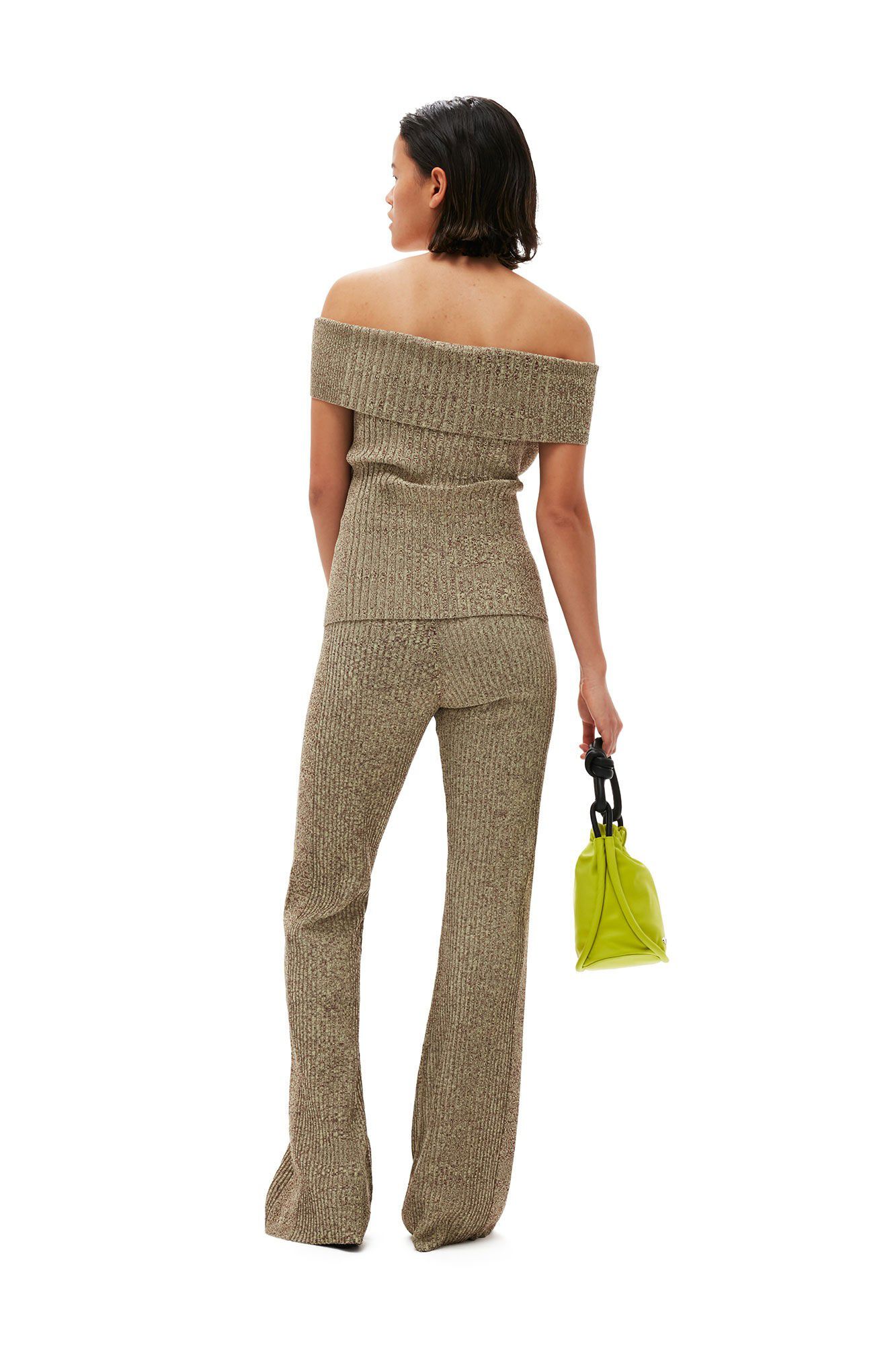 Melange Knit Pants