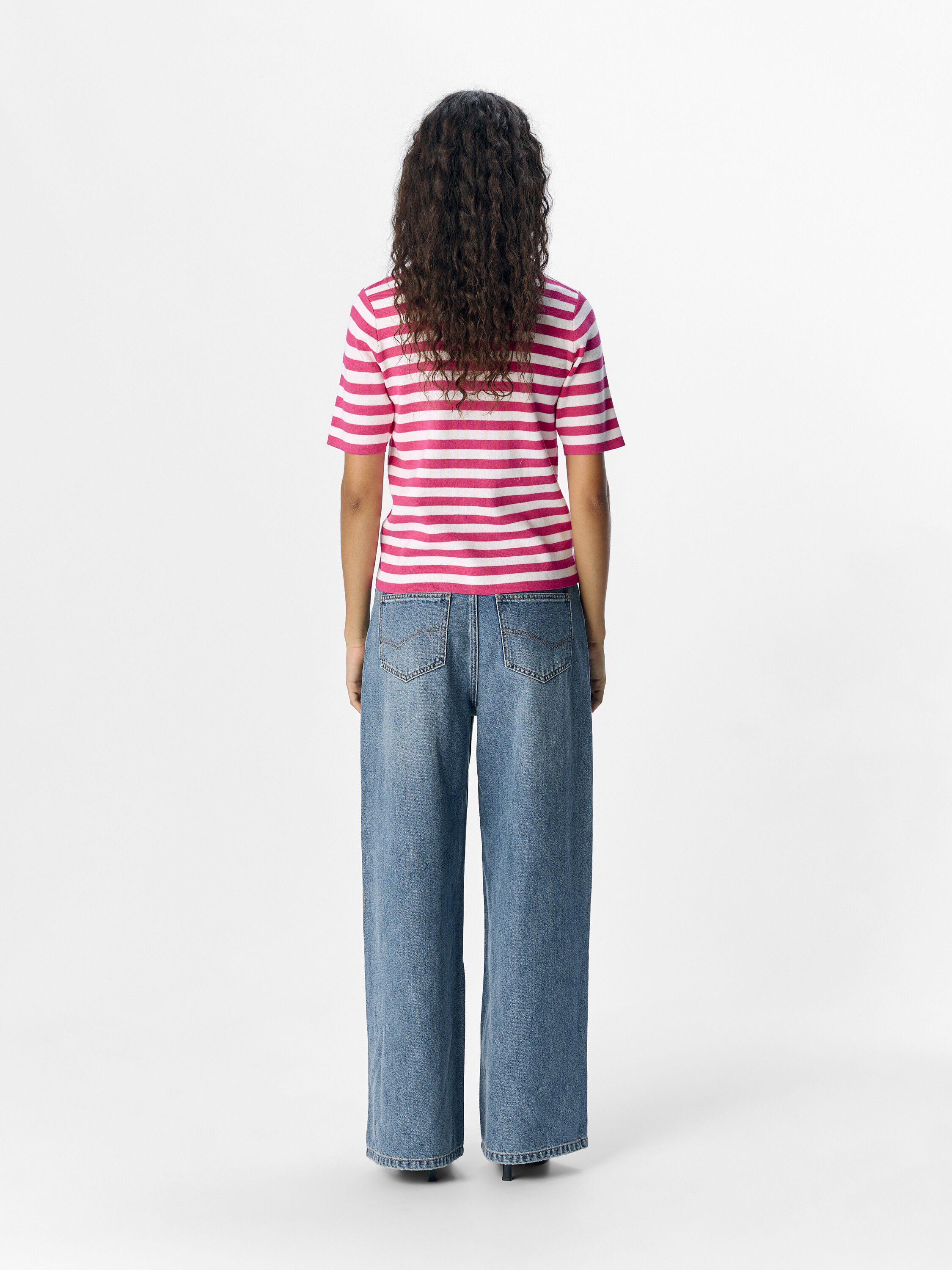 OBJESTER S/S NEW KNIT PULLOVER NOOS