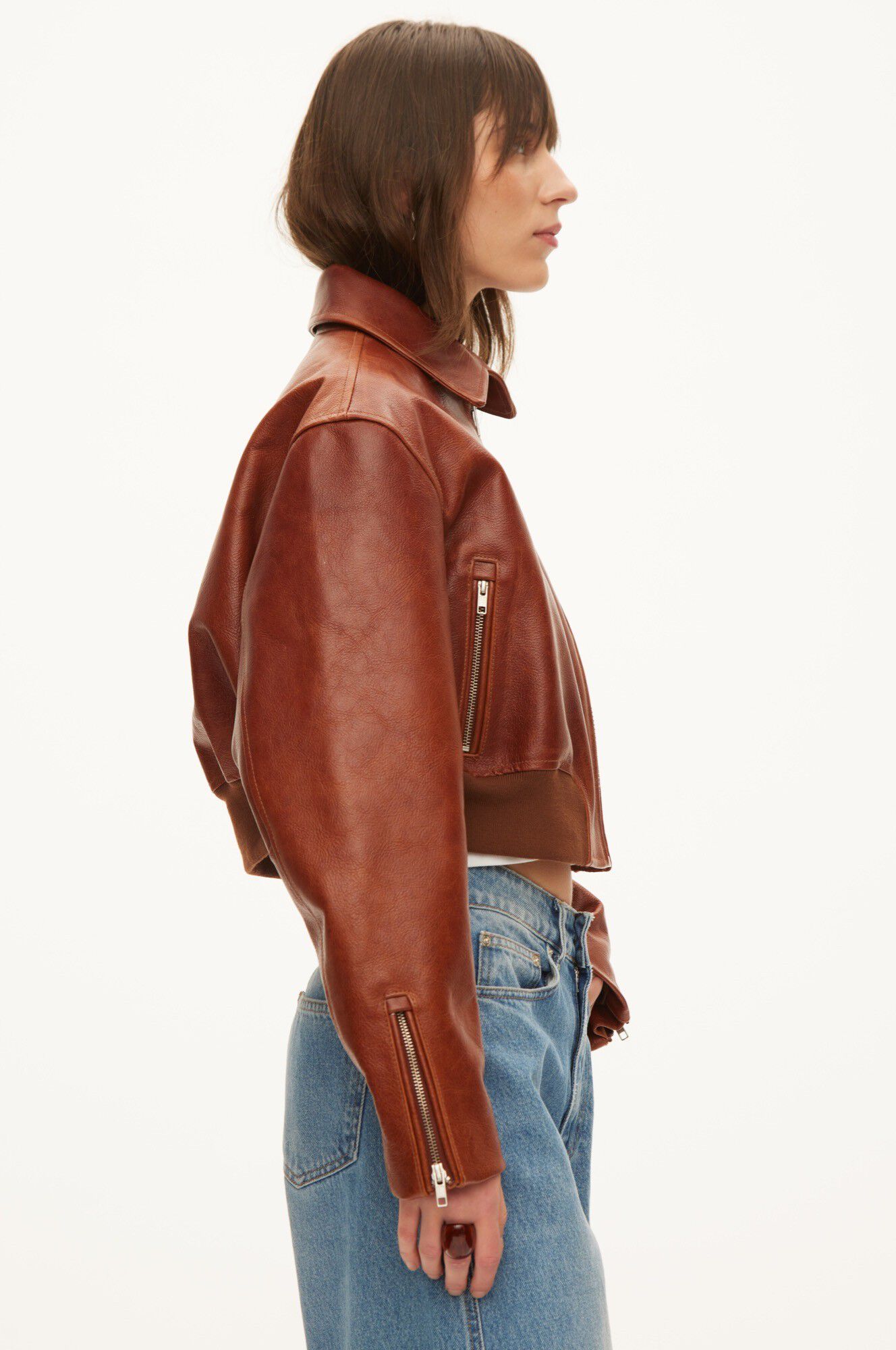 Marilyn Leather bomber
