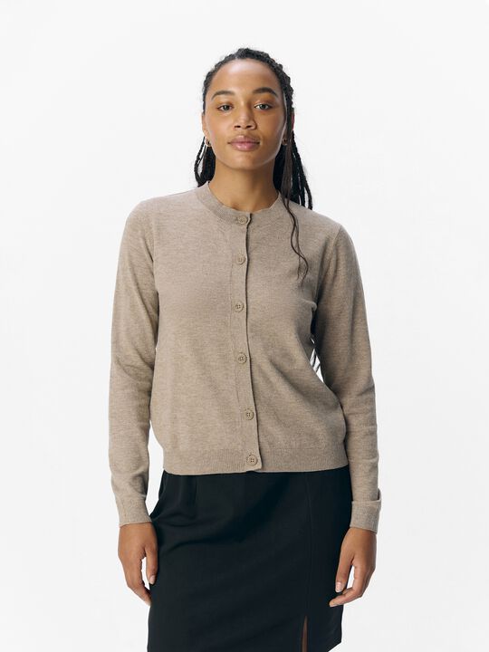 OBJTHESS L/S SHORT CARDIGAN NOOS