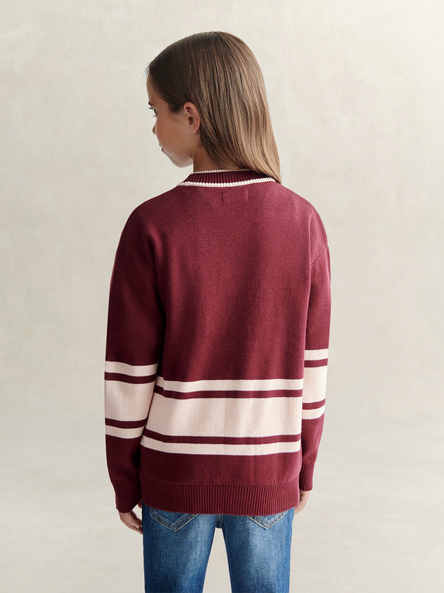 V NECK CARDIGAN