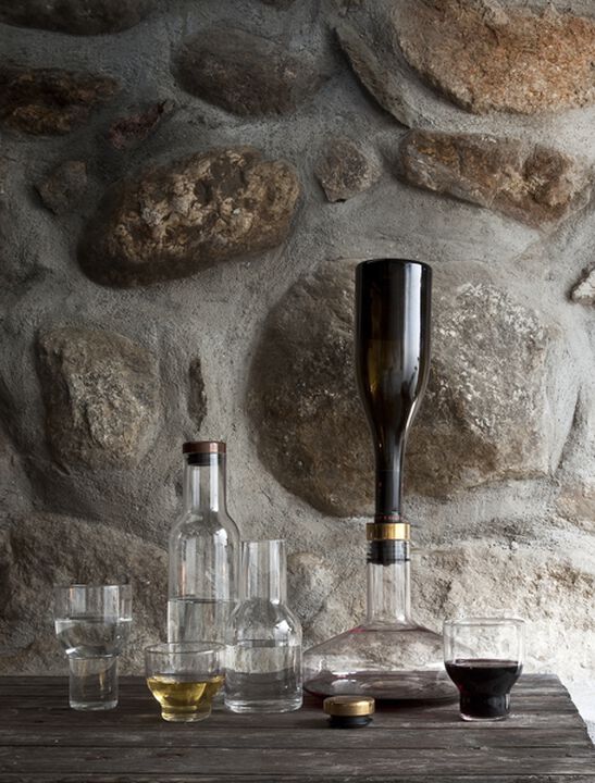 Wine Breather, Deluxe, Clear/Gold