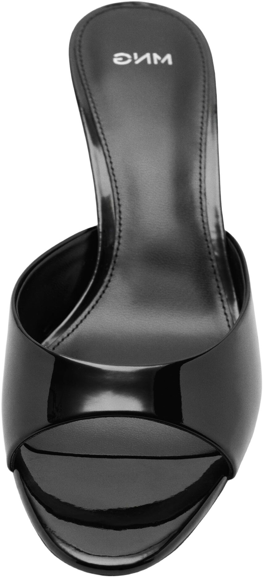 Kitten-heel sandals with strap