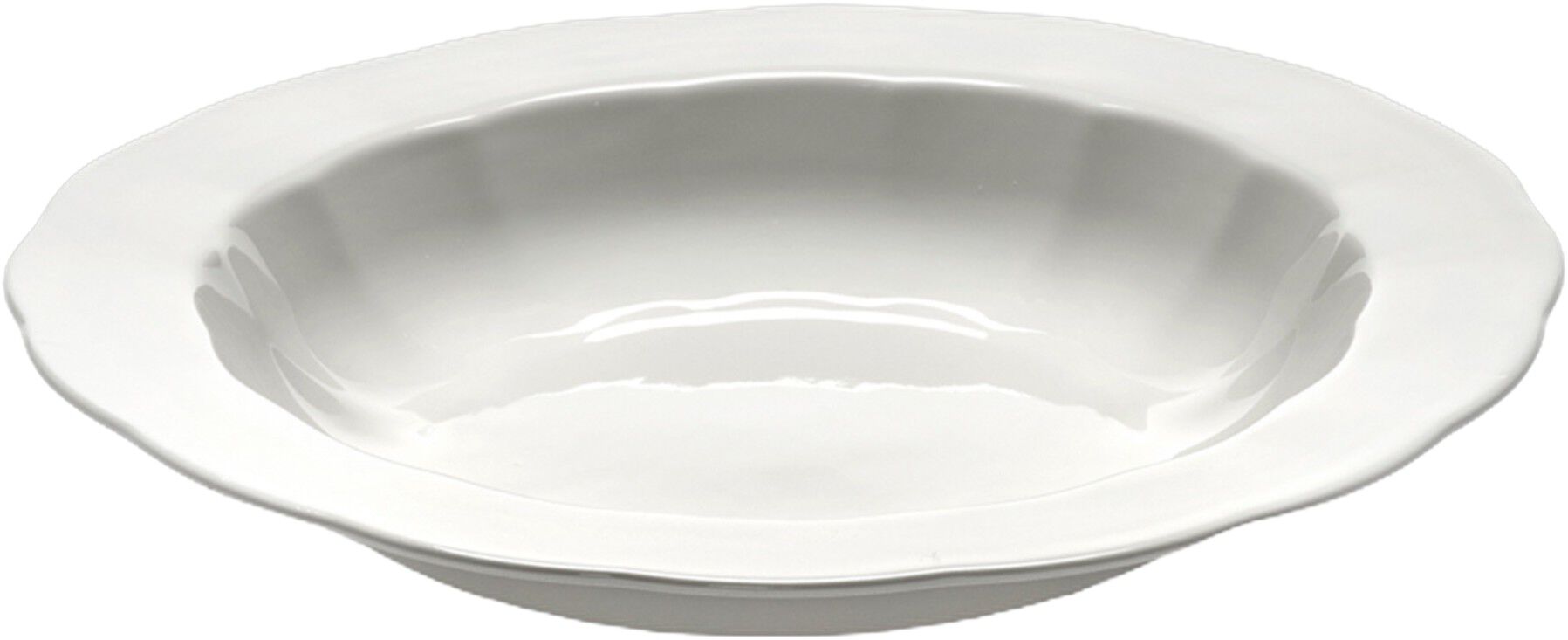PASTA PLATE L WHITE SILHOUETTE