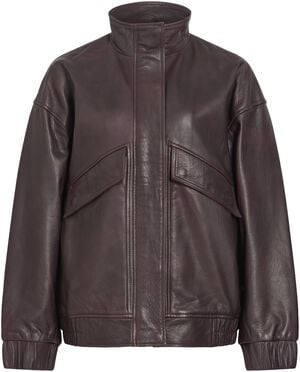ROUSIMONE L/S OVERSIZED LEATHER JAC