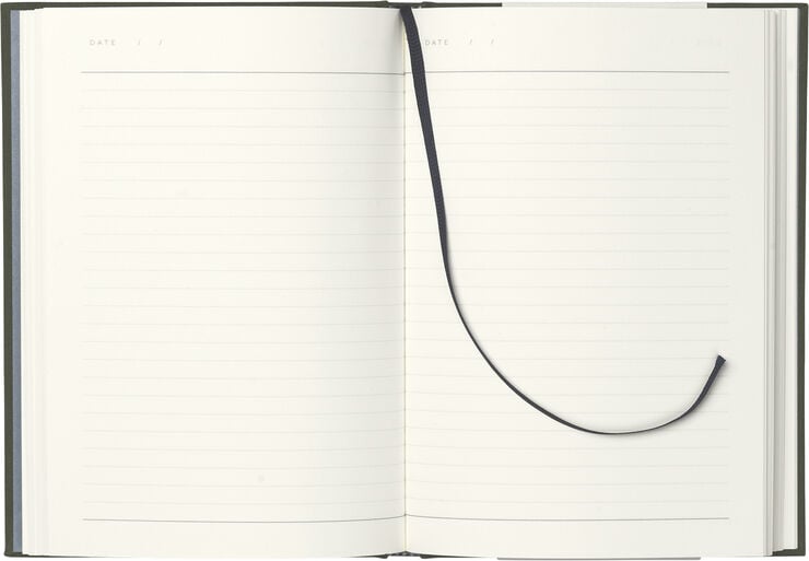 Hardcover notesbog, Medium, Grøn