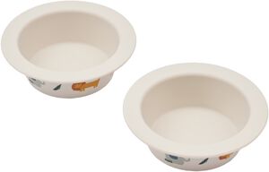 Peony Printed Suction Bowl 2-Pack S
