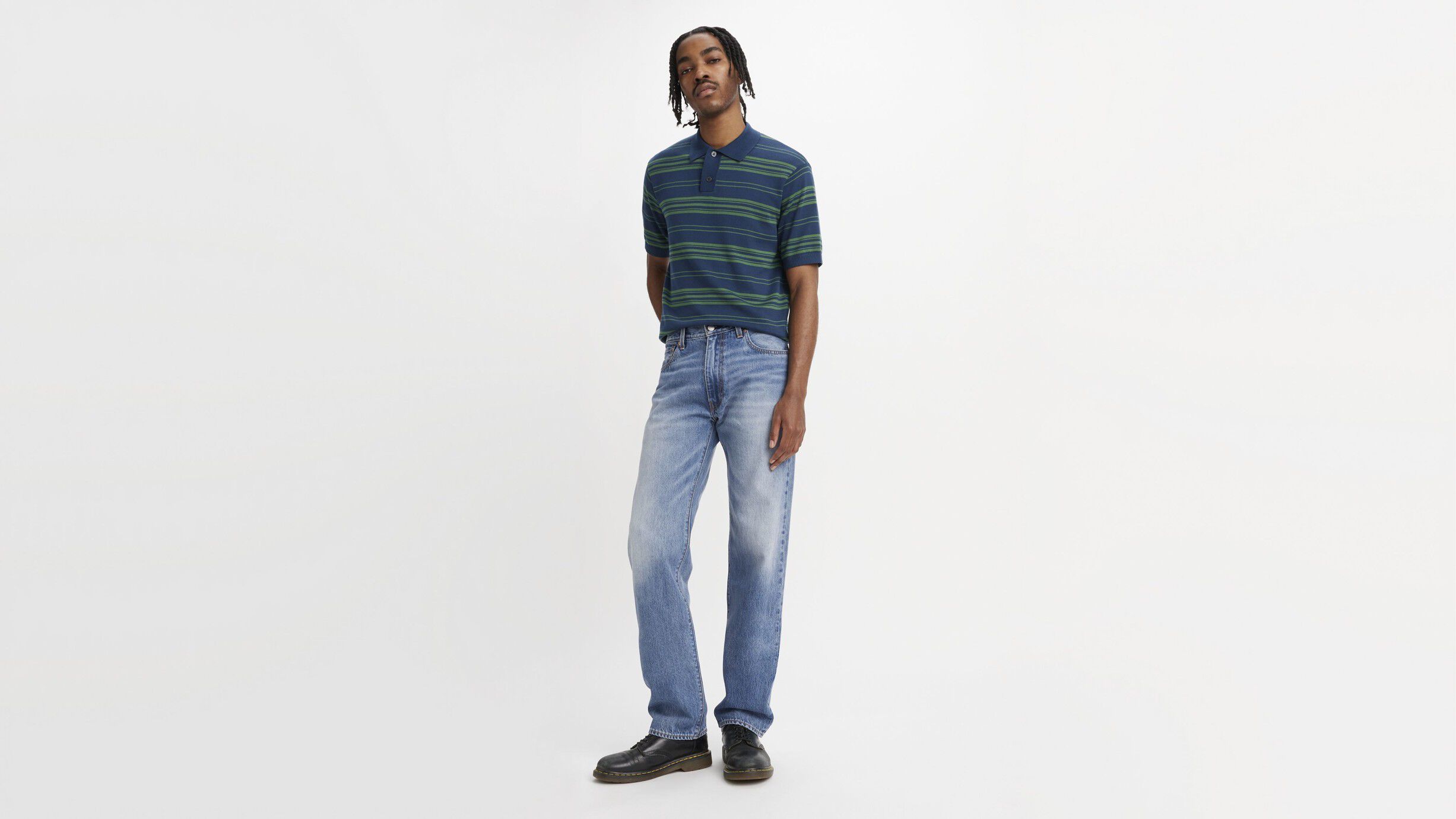 555 RELAXED STRAIGHT INDIGO CH