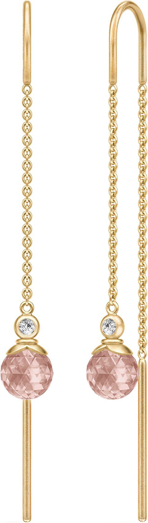 Berry chain earrings