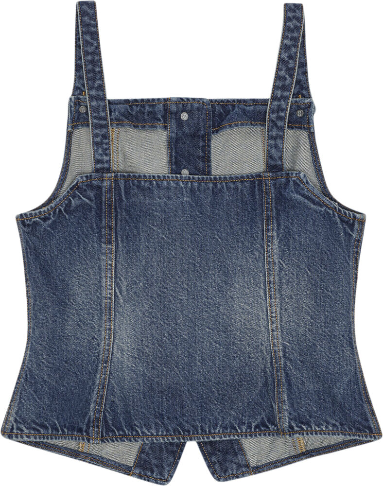 Heavy Washed Denim Top