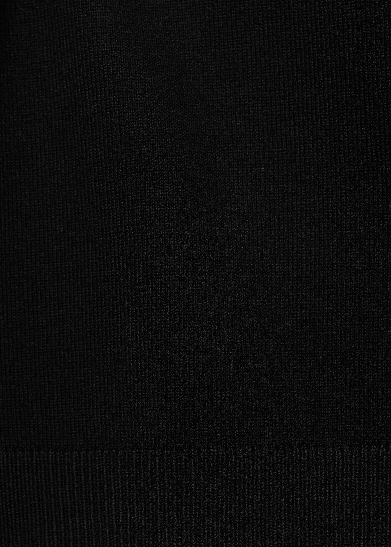 Striped short-sleeved sweater