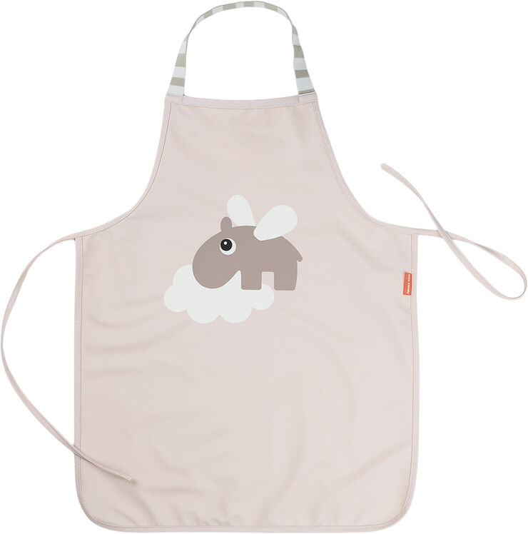 Vandtæt børneforklæde Happy clouds Pudder