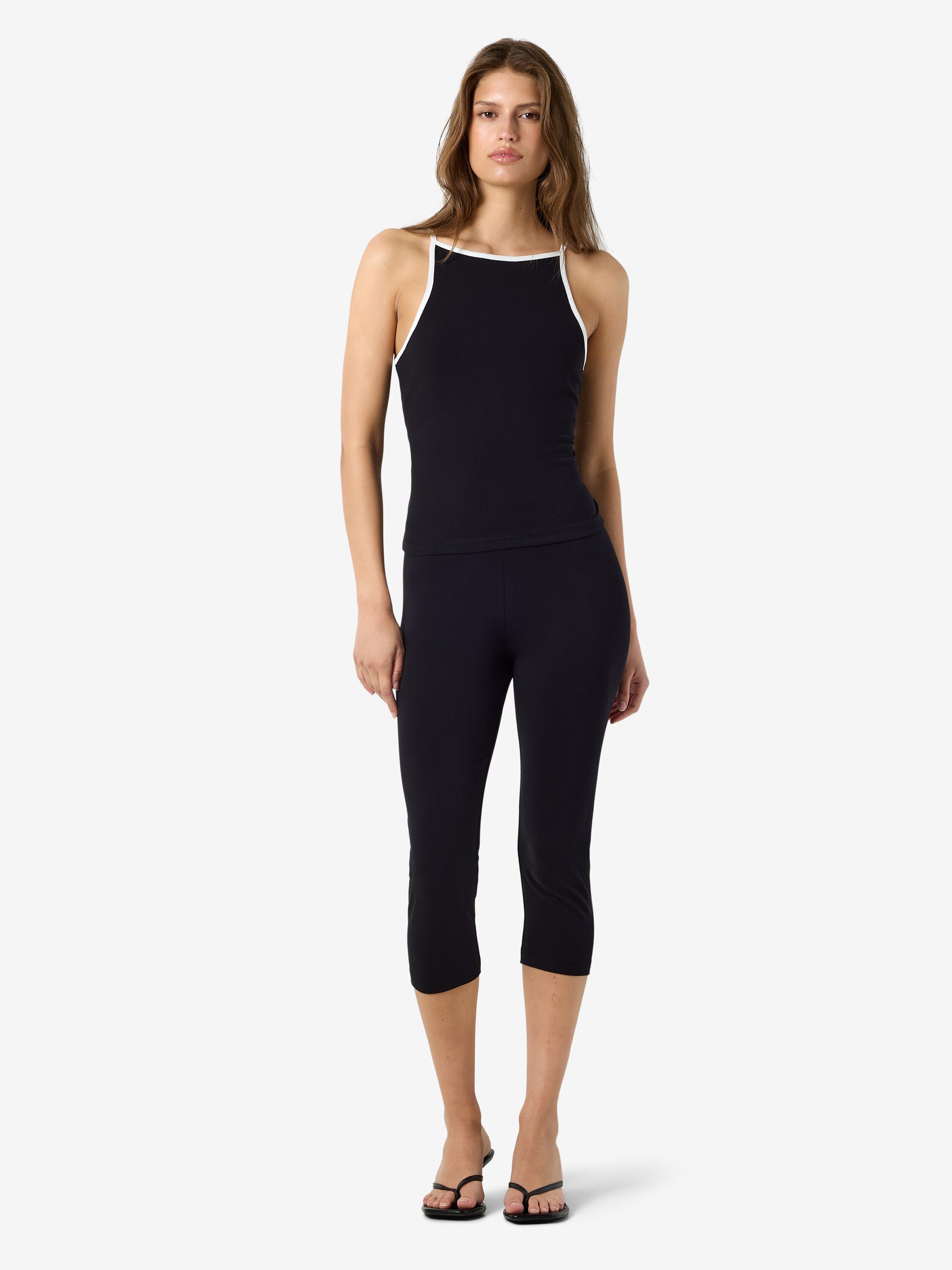 NMELLA SINGLET CONTRAST TANK TOP TN