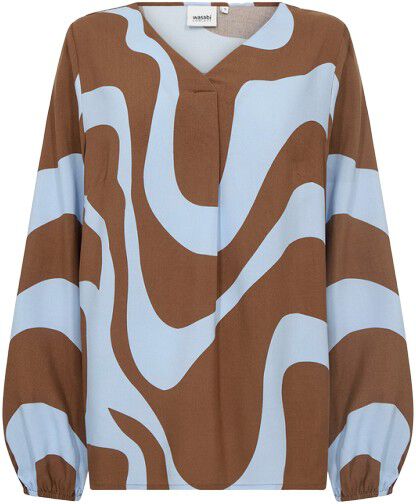 Curvy WA-CHANITA 1 Bluse Brun