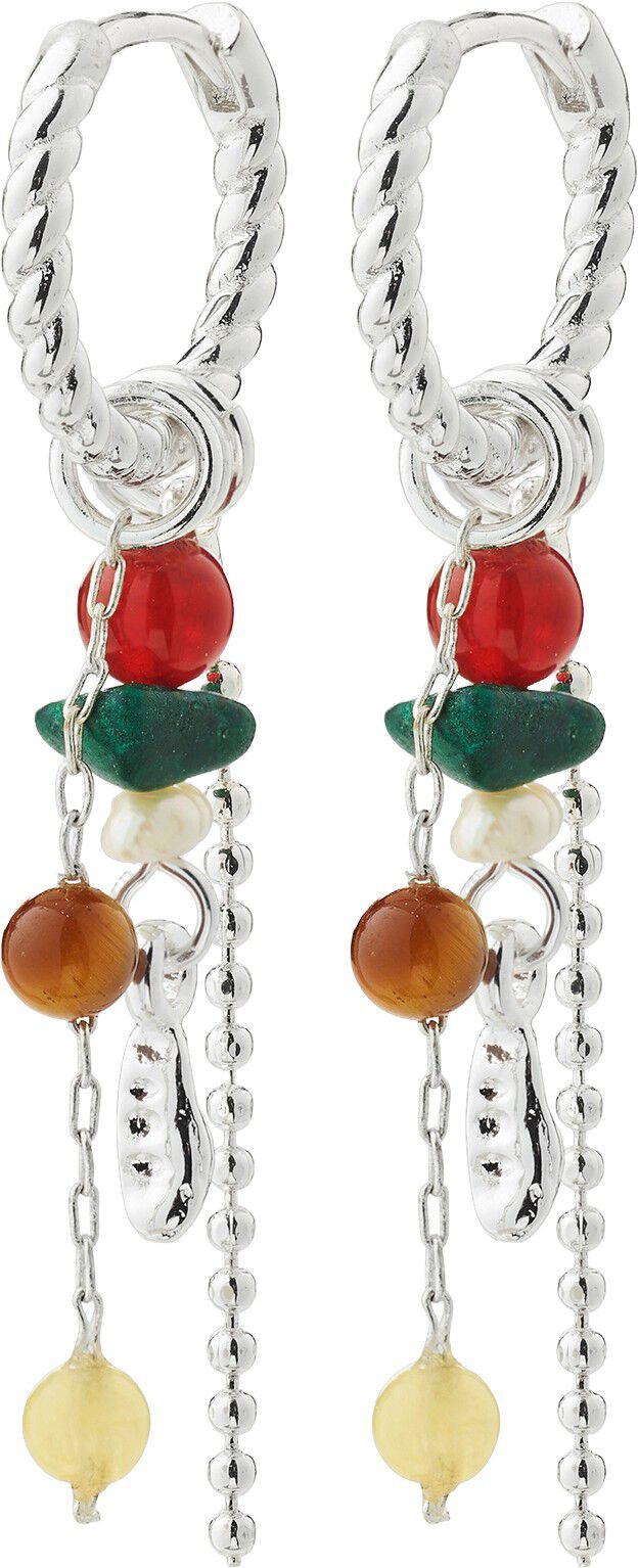 THALEN earrings silver-plated/multi