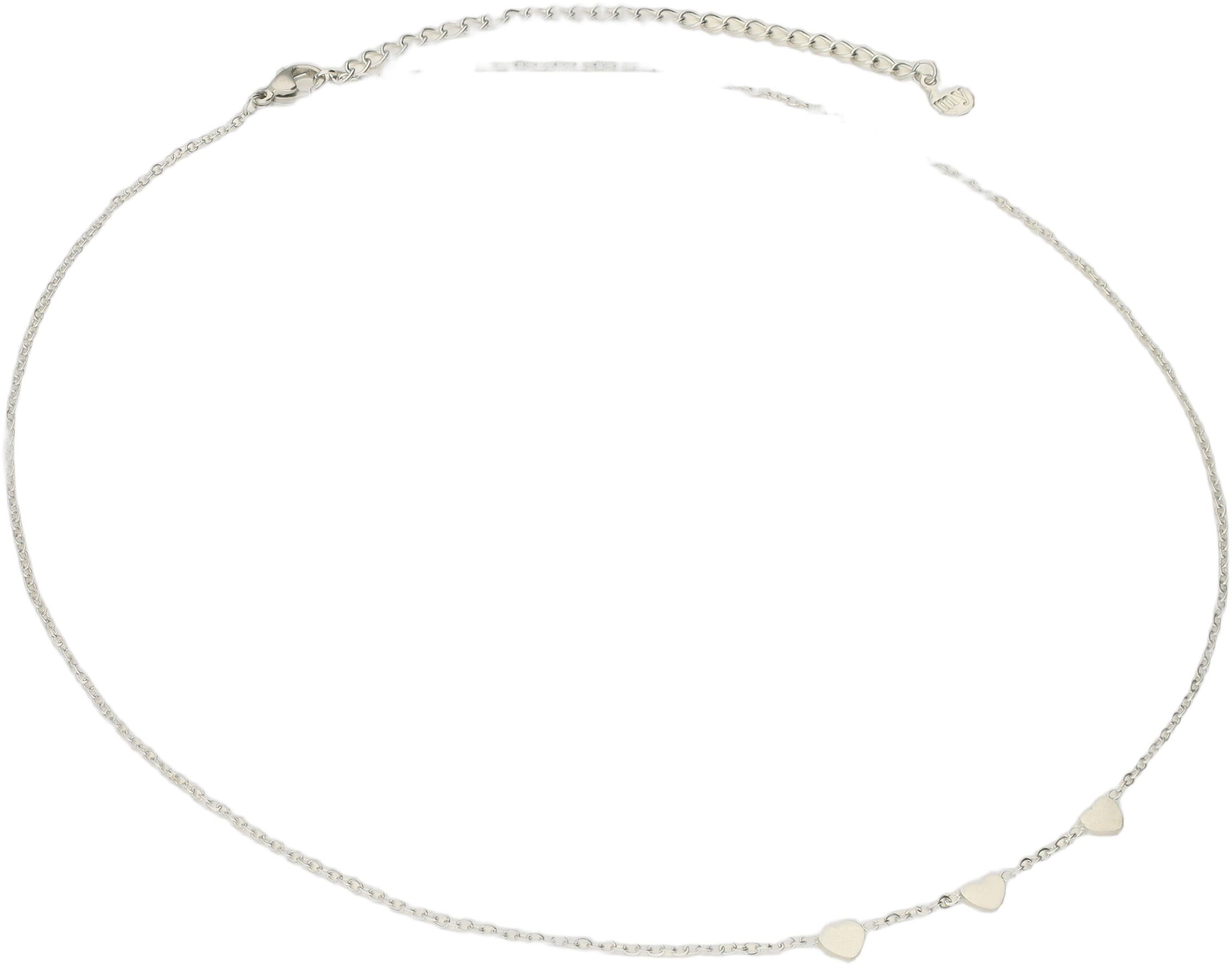 Necklace with three hearts