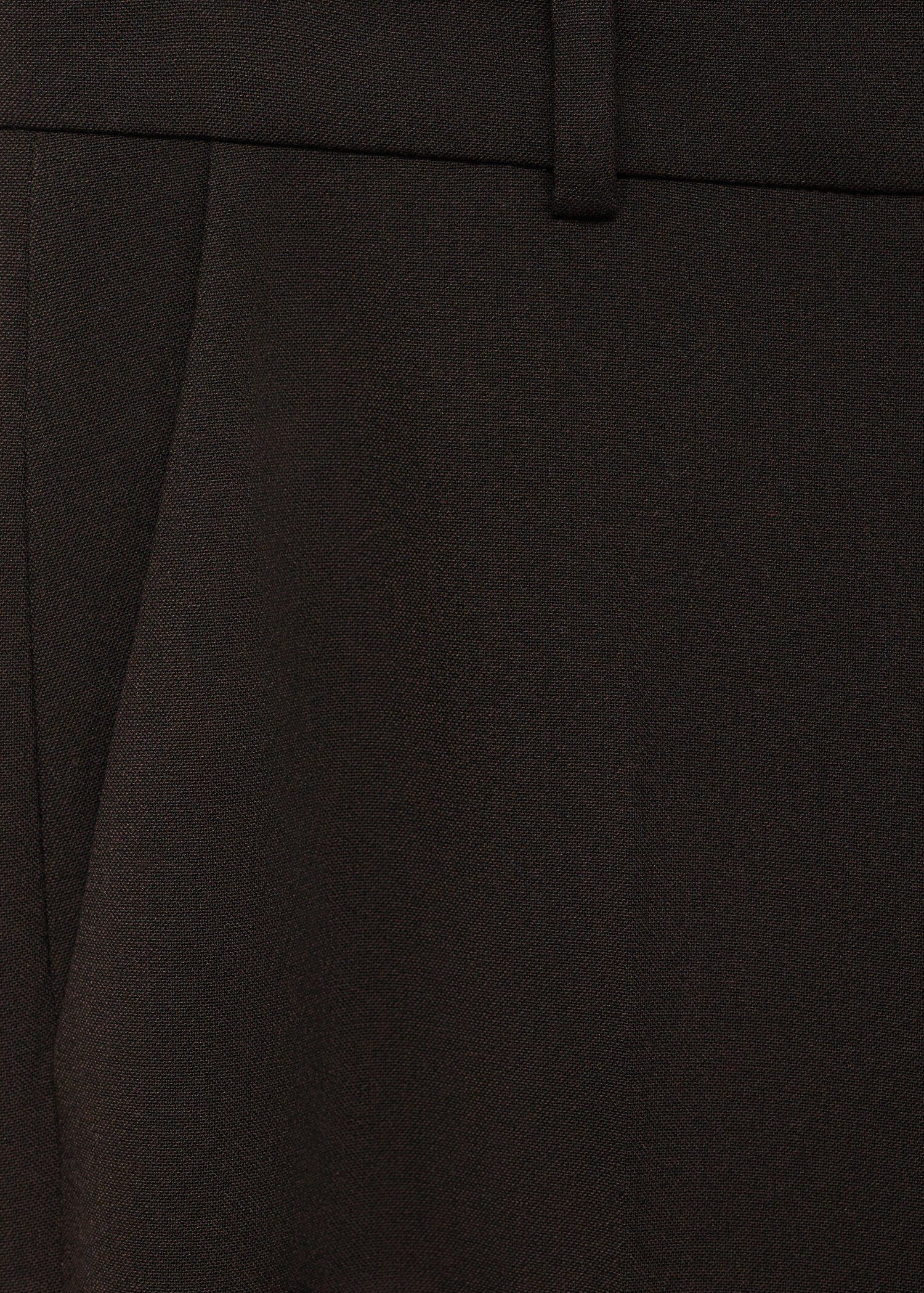 Straight-fit suit trousers