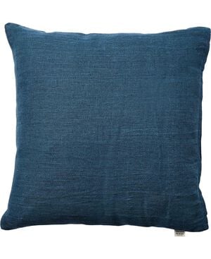 LINEN/BLÅ, PYNTEPUDE 48x48 CM