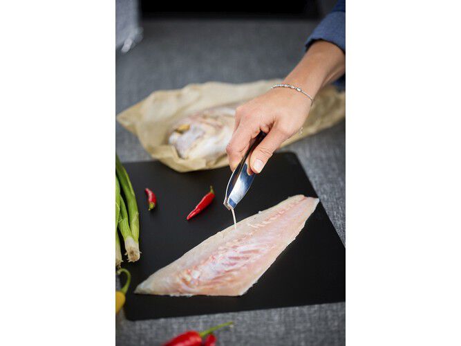 Fiskebenspincet 15 cm St&aring;l