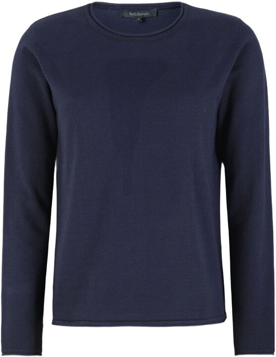 SRMarla O-Neck Roll Edge knit