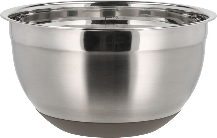 Røreskål m. silikonebund 5 liter Latte