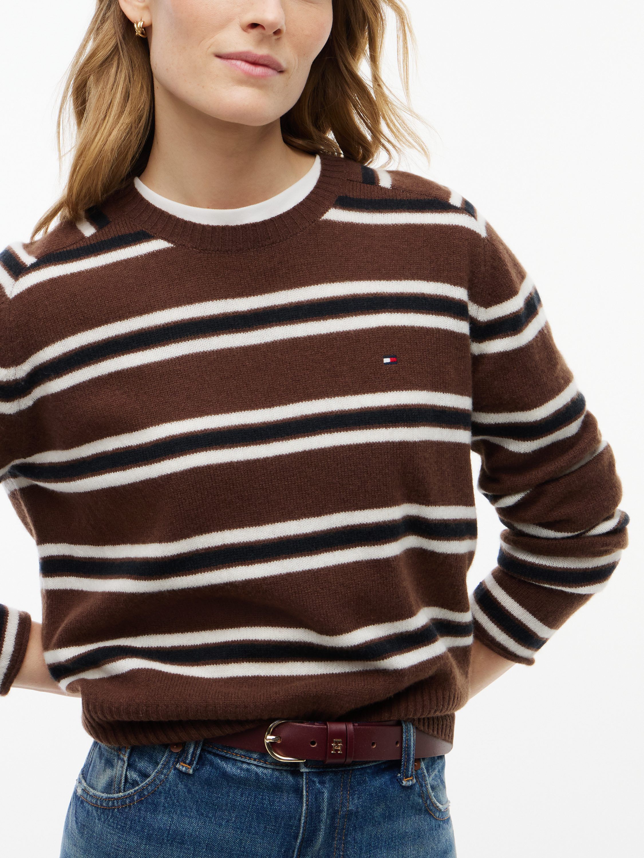 Pure Wool Jersey Slim Jumper