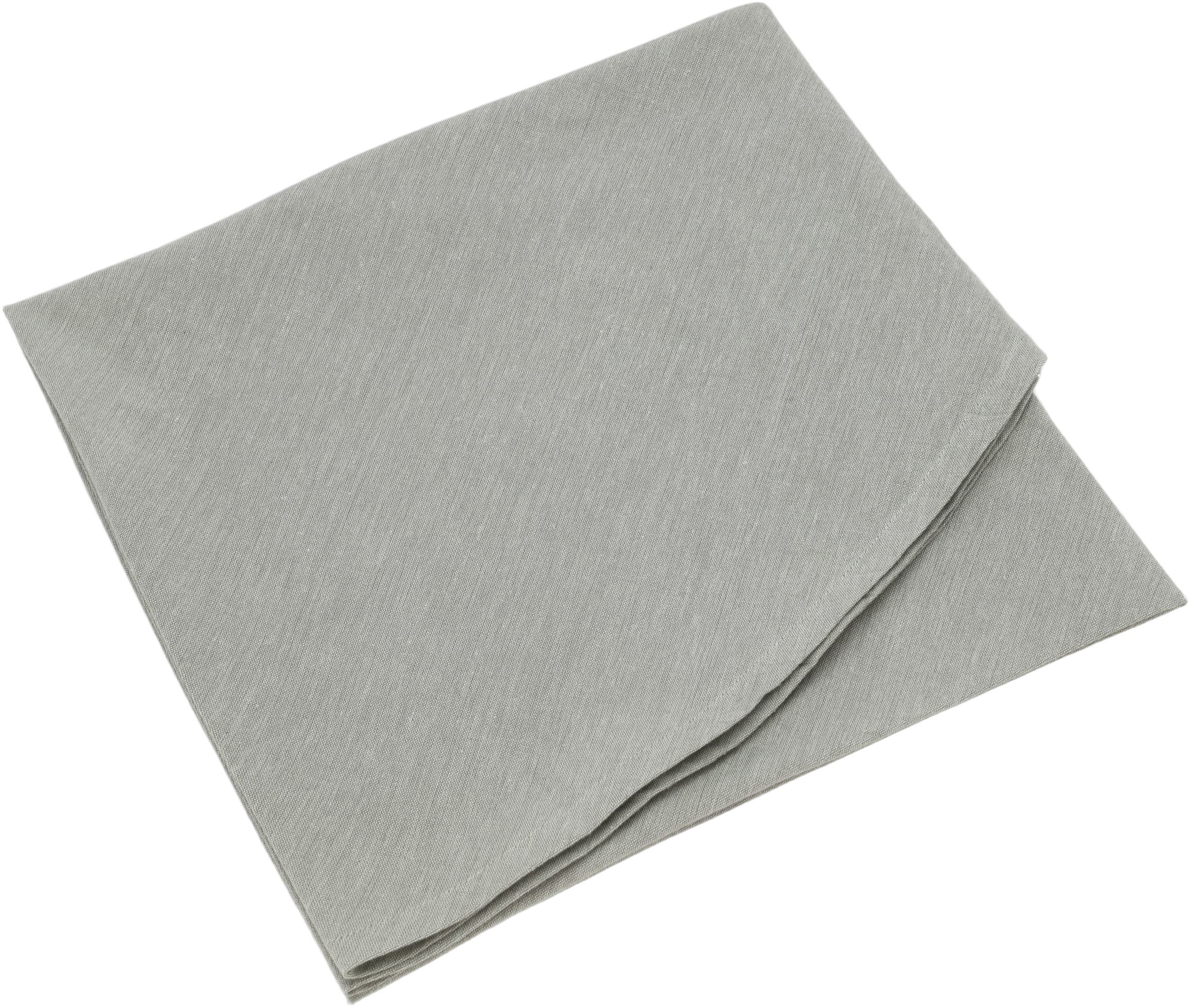 Dug Dia 180 cm Lys gr&aring; 100% ny bomuld