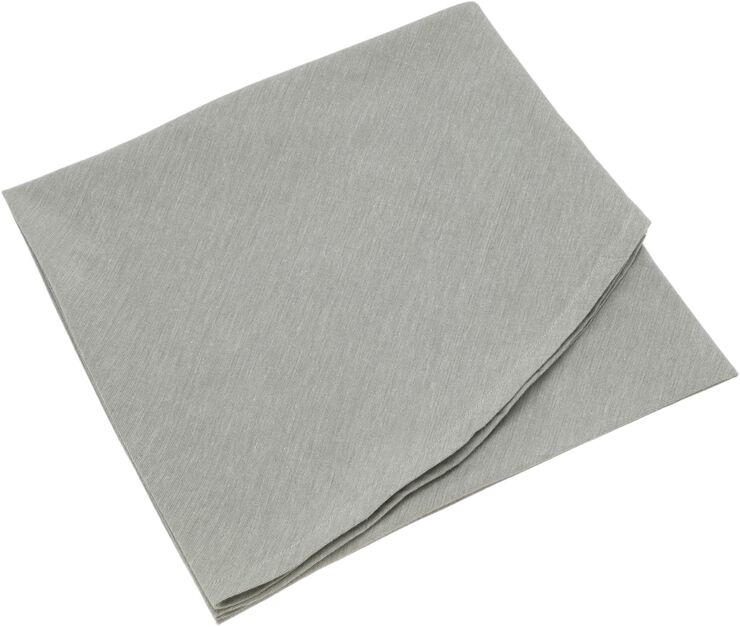 Dug Dia 180 cm Lys grå 100% ny bomuld