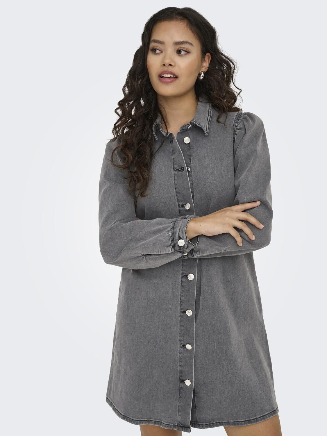 ONLALMA L/S DRESS DNM CRO