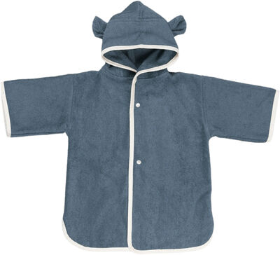 Poncho-robe - Baby - Bear - Blue Spruce