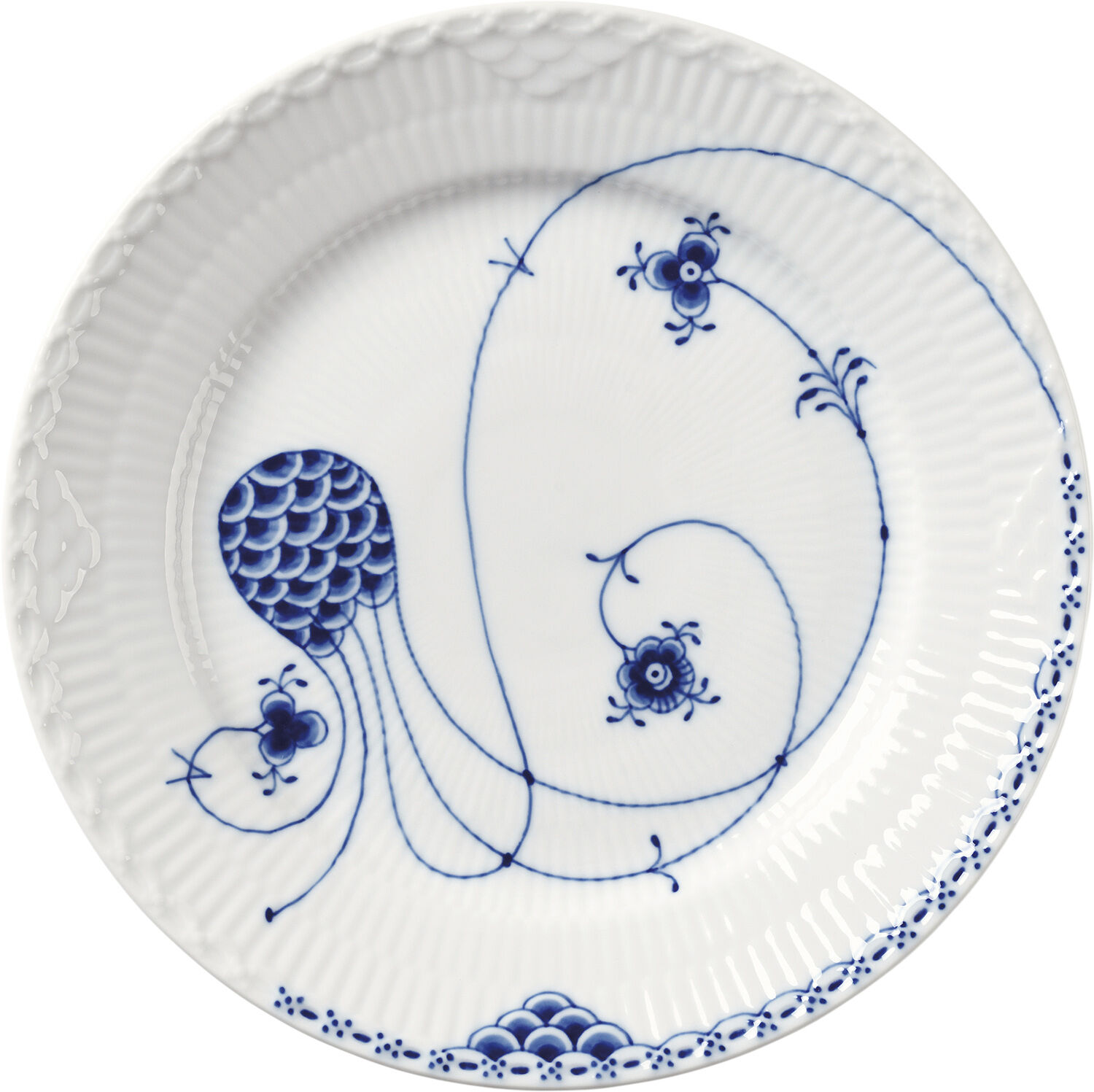 ROYAL CREATURES TALLERKEN 19 CM BL&AElig;KSPRUTTE