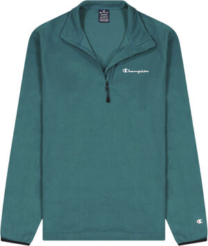 Half Zip-Up Script Logo Fleece sweatshirt