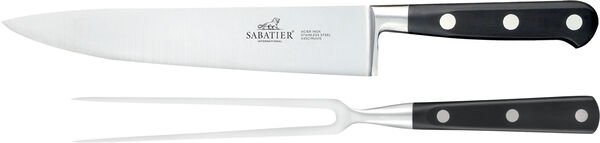 Forskærersæt Licorne 2 dele Stål/Sort