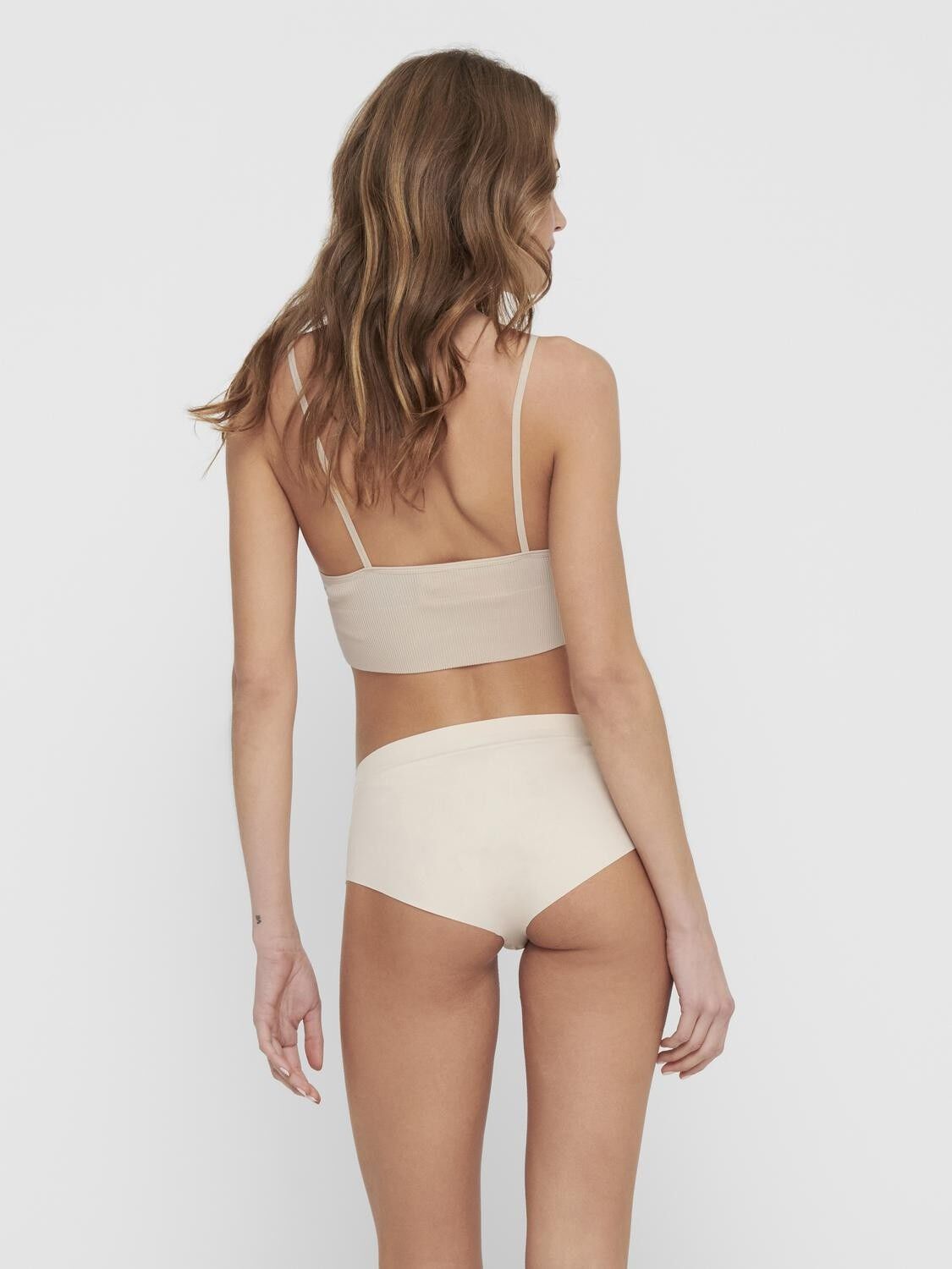 ONLVICKY RIB SEAMLESS VNECK TOP NOO