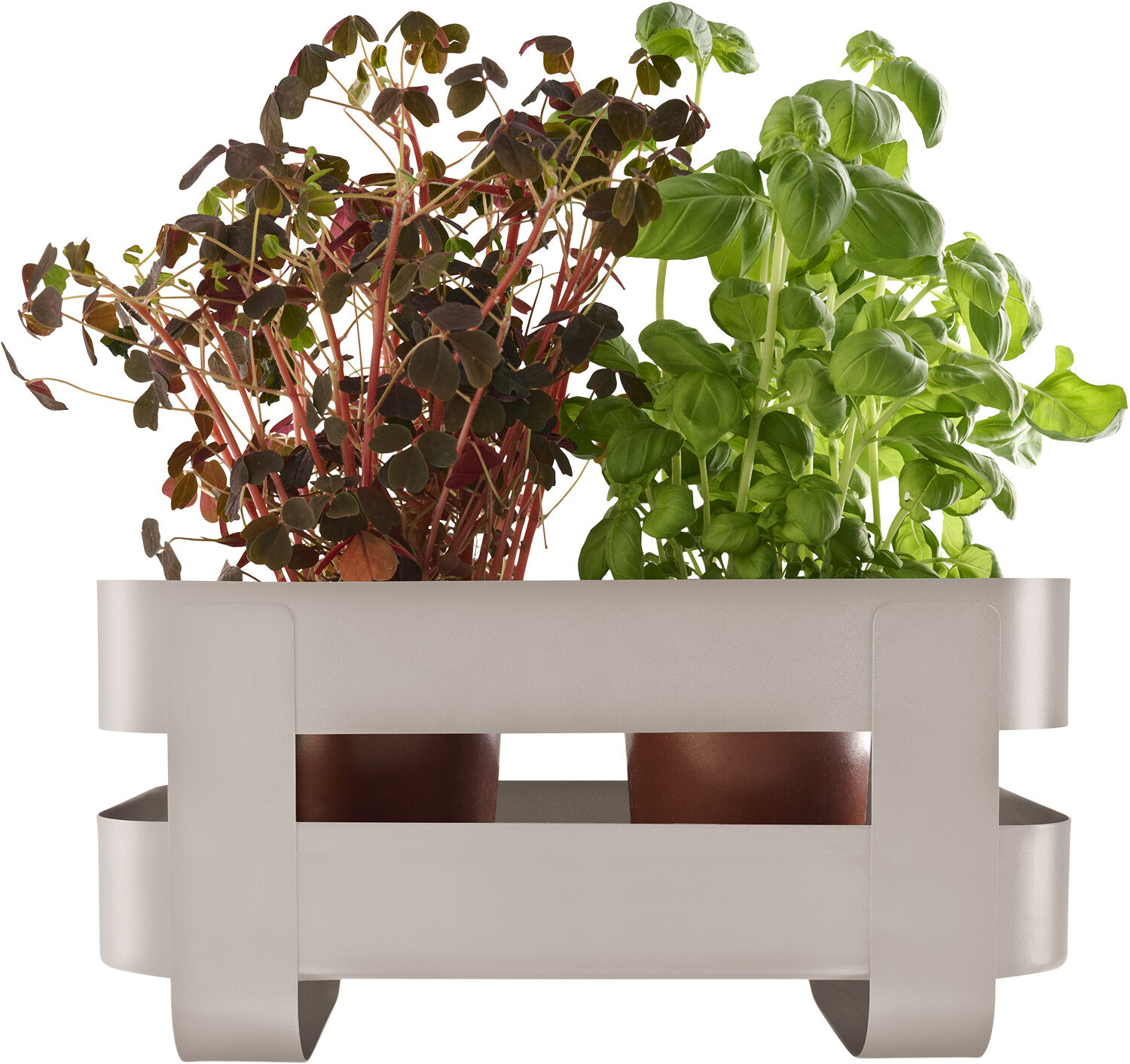 Selvvandende Herb organiser st&aring;l Sand