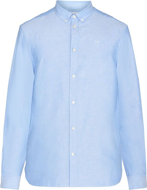 Harald Small owl oxford regular fit shirt - GOTS/Vegan